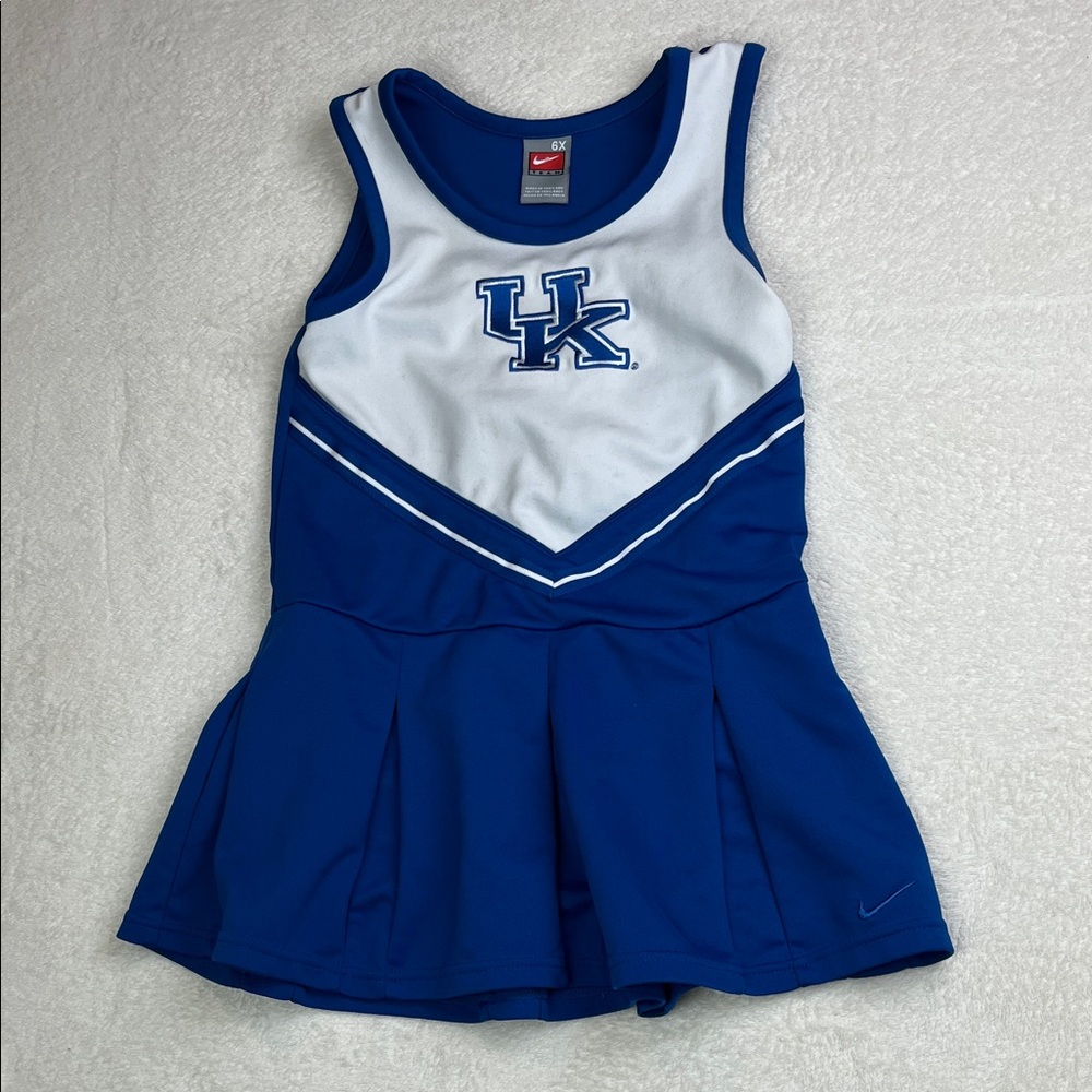 Nike (6x youth)  Blue and White UK Sleeveless Dress